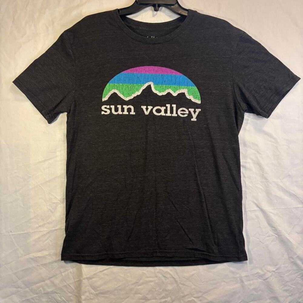 Vintage Blue 84 Grey Sun Valley T-Shirt, Size Medium